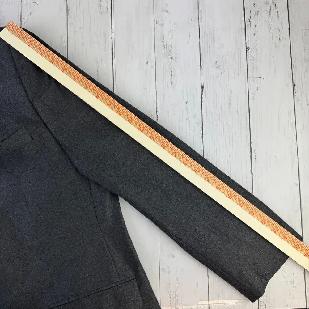 Lauren Ralph Lauren Lord & Taylor Gray Felted Wool Sport Coat Jacket Blazer 44L